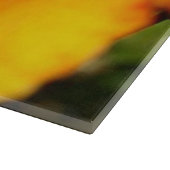 Planche À Découper Vue latérale de l'Hibiscus orange (Coin)