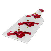 Planche À Découper Vue latérale de l'Hibiscus rouge (Coin)