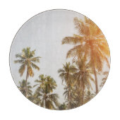 Planche À Découper Vue Pittoresque sur la plage de Palm (Devant)