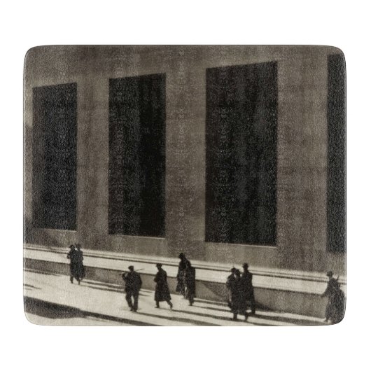 Planche À Découper Wall Street (par Paul Strand, 1915) (Devant)