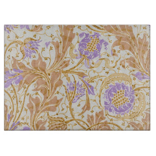 Planche À Découper Walter Crane Arts and Crafts Art floral pourpre