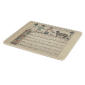 Planche À Découper Walter Crane Baa Baa Mouton Noir Comptine (Coin)