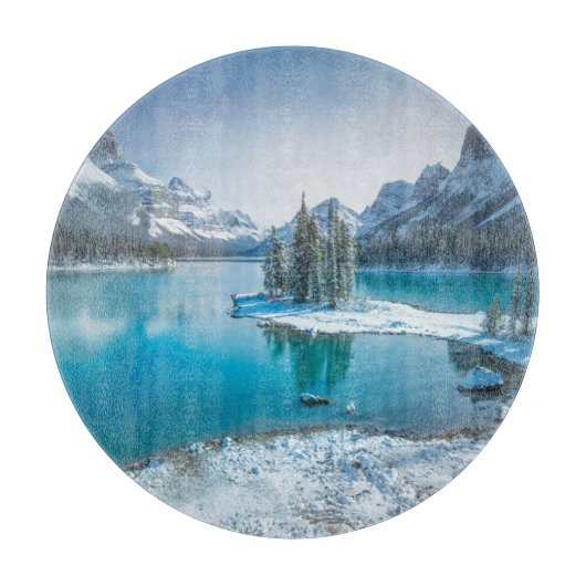 Planche À Découper Water | Winter Jasper National Park, Canada (Devant)