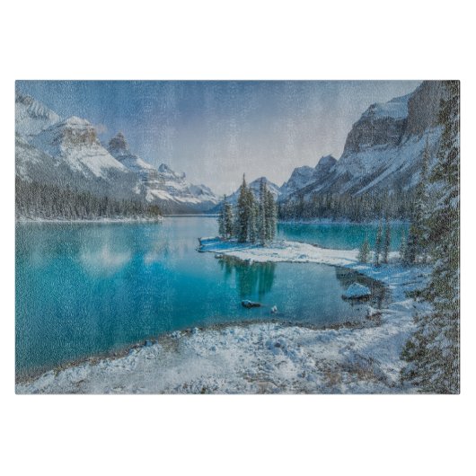 Planche À Découper Water | Winter Jasper National Park, Canada (Devant)