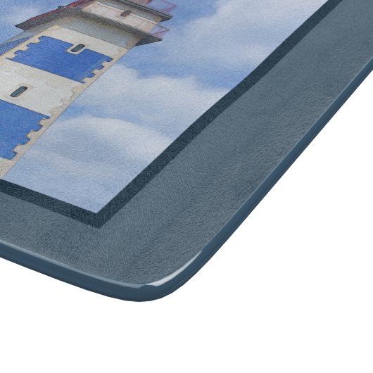 Planche À Découper Watercolor lighthouse (Coin)