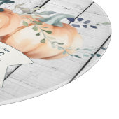 Planche À Découper Watercolor Rustic Pumpkins (Coin)