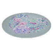 Planche À Découper Watercolor succulents (Coin)