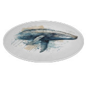 Planche À Découper Watercolor Whale Wonder (Coin)