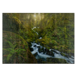 Planche À Découper Waterfalls Olympic National Park, Washington
