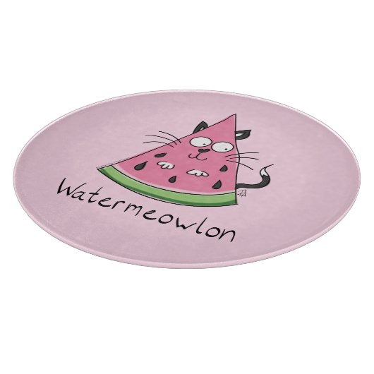 Planche À Découper Watermelon Chat Cute Kids (Coin)