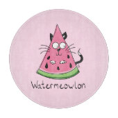 Planche À Découper Watermelon Chat Cute Kids (Devant)