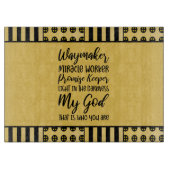 Planche À Découper Waymaker Christian Cutting Board (Devant)