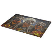 Planche À Découper Weimaraner Halloween Épouvantable (Coin)