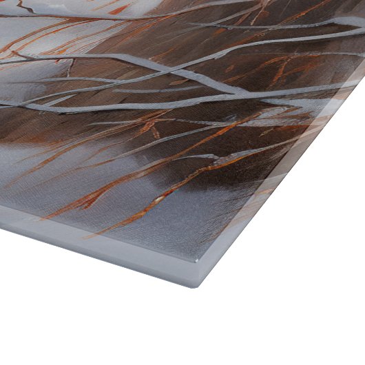 Planche À Découper Weimaraner Laisser Neige Noël (Coin)