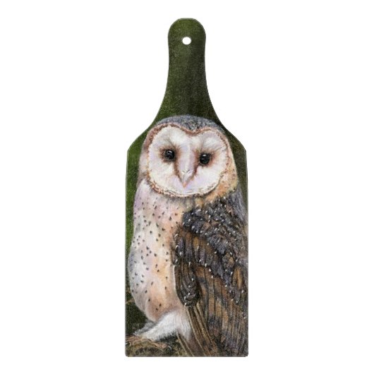 Planche À Découper Western Barn Owl Cutting Board (Devant)