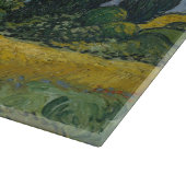 Planche À Découper Wheat Field with Cypresses, Oil Painting, Van Gogh (Coin)
