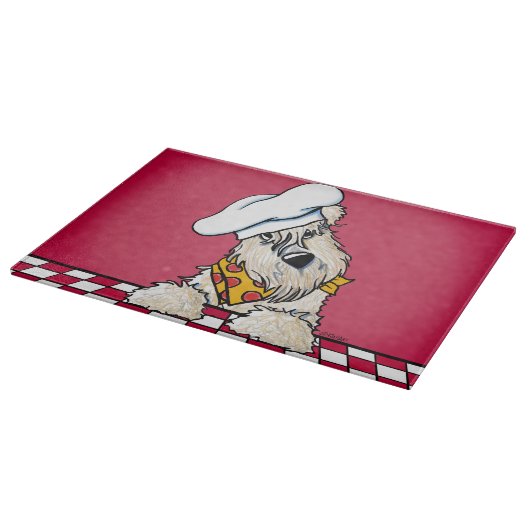 Planche À Découper Wheaten Terrier Chef (Coin)