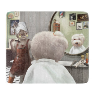 Planche À Découper Whimsical Pet Barber Shop