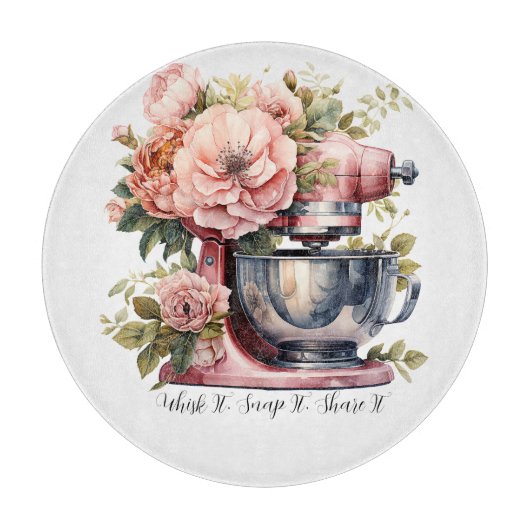 Planche À Découper Whisk it, snap it, share it | Baking Cutting Board (Devant)