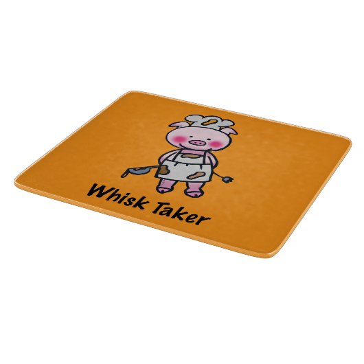 Planche À Découper Whisk Taker Pig - Drôle Chef Design (Coin)