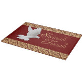 Planche À Découper White Dove Rosh Hashanah New Year Challah Board (Coin)