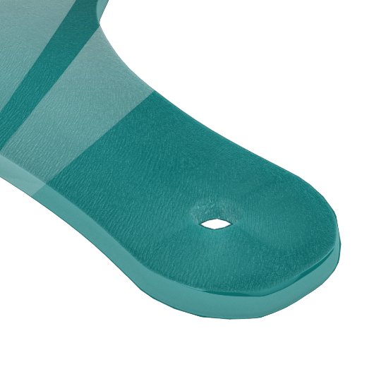 Planche À Découper White rays on burgundy teal (Coin)