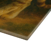 Planche À Découper White Tiger Majesty - Stylisé Art de la faune (Coin)