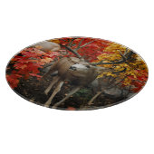 Planche À Découper Whitetail En Automne (Coin)