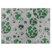 Planche À Découper Wild Me Vache Vert et blanc Imprimer (Devant)