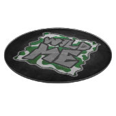 Planche À Découper Wild Me Vache Vert et blanc Imprimer (Coin)