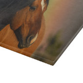 Planche À Découper Wild Stallion, Golden Light and Rainbow (Coin)