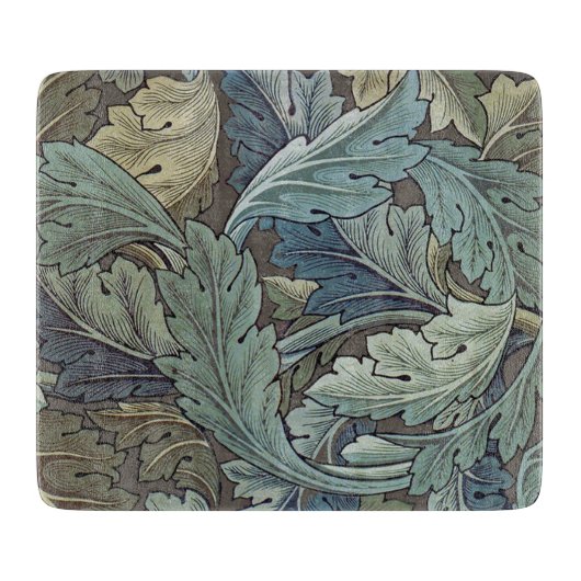 Planche À Découper William Morris Acanthus Sage Fleur Floral Botaniqu (Devant)