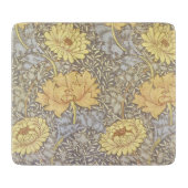 Planche À Découper William Morris Chrysanthemum Fleurs maman (Devant)