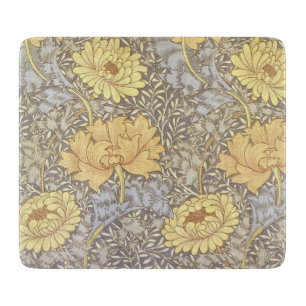 Planche À Découper William Morris Chrysanthemum Fleurs maman