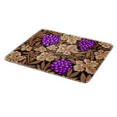 Planche À Découper William Morris Grapevine, Brown et violet (Coin)