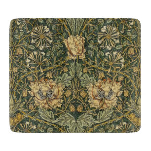 Planche À Découper William Morris Honeysuckie Vert Jaune