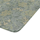 Planche À Découper William Morris Jasmine Bleu Vert Art Botanique (Coin)