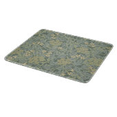 Planche À Découper William Morris Jasmine Bleu Vert Art Botanique (Coin)