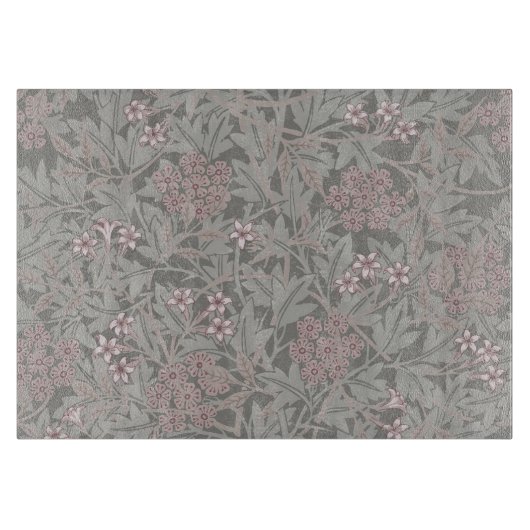 Planche À Découper William Morris Jasmine Motif de fleurs (Devant)