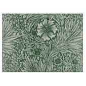Planche À Découper william morris marigold fleurs vertes (Devant)