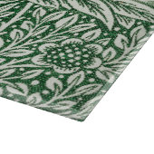 Planche À Découper william morris marigold fleurs vertes (Coin)