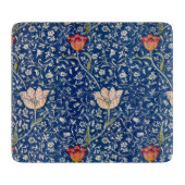 Planche À Découper William Morris Medway Floral bleu (Devant)