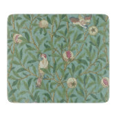 Planche À Découper William Morris, Oiseaux et Pommegrenates - Vert (Devant)