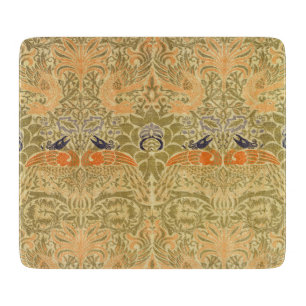 Planche À Découper William Morris Paon Dragon Arts et Métiers Vintage