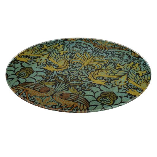 Planche À Découper William Morris Peacock Dragon Fond d'écran (Coin)