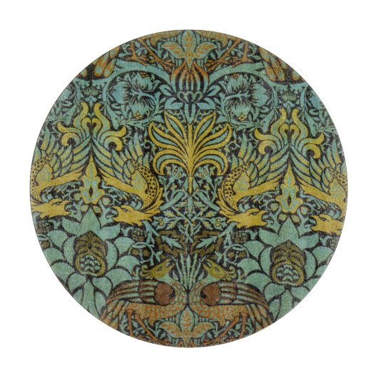 Planche À Découper William Morris Peacock Dragon Fond d'écran (Devant)