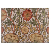 Planche À Découper William Morris Rose Flower Fond d'écran Motif (Devant)