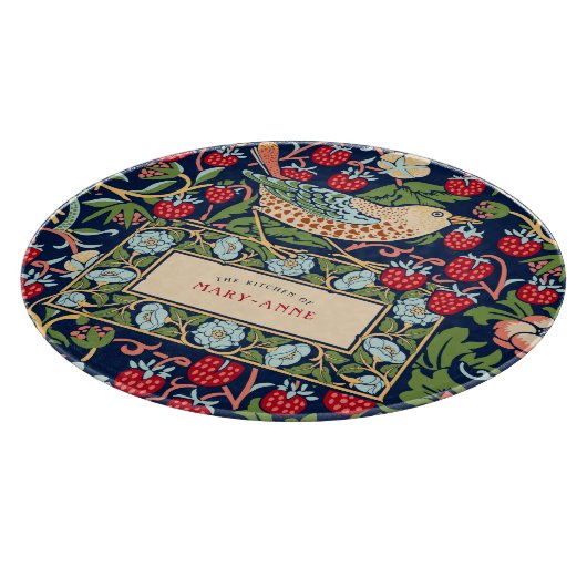 Planche À Découper William Morris Strawberry Thief Cutting Board (Coin)