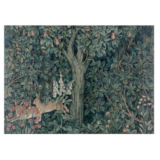 Planche À Découper William Morris Woodland Tapestry Rabbits (Devant)