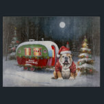 Planche À Découper Winter Bulldog Caravan Christmas Adventure<br><div class="desc">Laissez-vous tenter par la magie d'une nuit d'hiver enneigée alors qu'une caravane glisse gracieusement à travers le paysage illuminé par la lune. La beauté sereine de la neige scintillante et l'éclat enchanteur de la lune créent une scène captivante, promettant une aventure de Noël inoubliable remplie de chaleur, de joie et...</div>